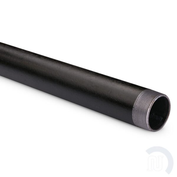 Black Pipe Foot Rail - 1.5" ID - 44 1/2" Length