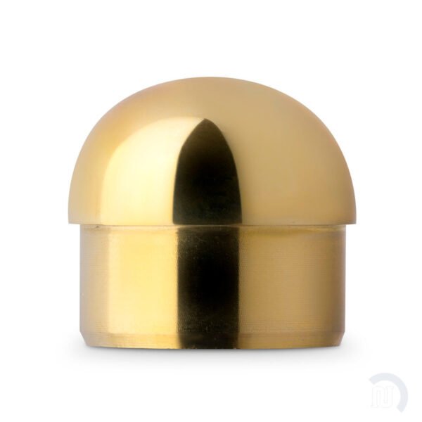 Domed End Cap - Polished Brass - 1.5" OD - Image 2