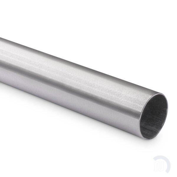 Bar Foot Rail Tubing - Brushed Stainless Steel - 2" OD