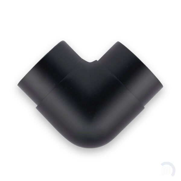 Flush Elbow Fitting 90 Degree - Matte Black - 2" OD