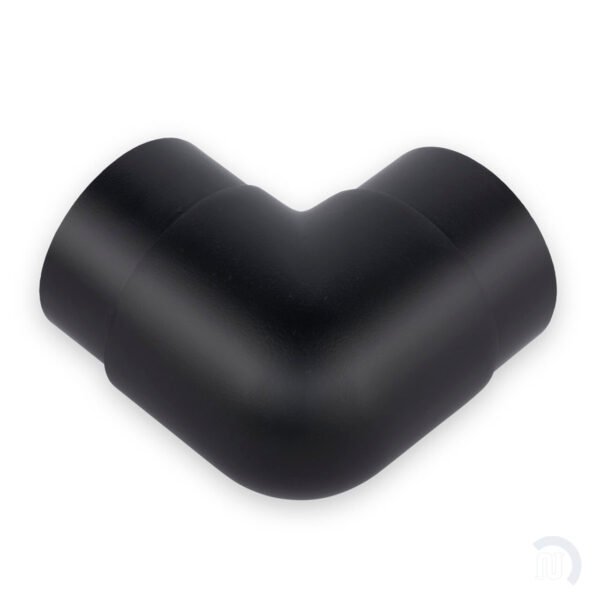 Flush Elbow Fitting 90 Degree - Matte Black - 2" OD - Image 3