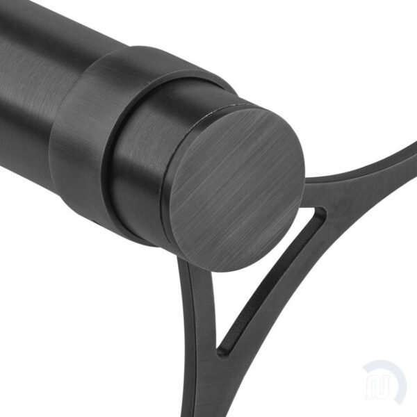 Flush Flat End Cap - Blackened Steel - 2" OD - Image 3
