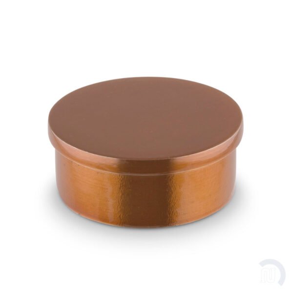 Flush Flat End Cap - Sunset Copper - 2" OD