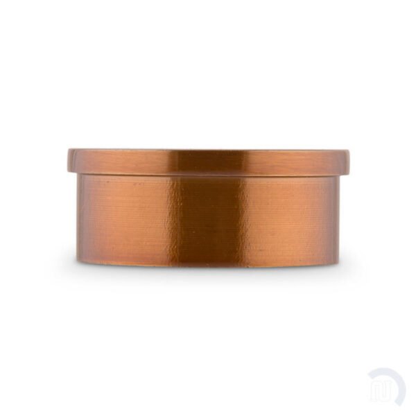 Flush Flat End Cap - Sunset Copper - 2" OD - Image 2