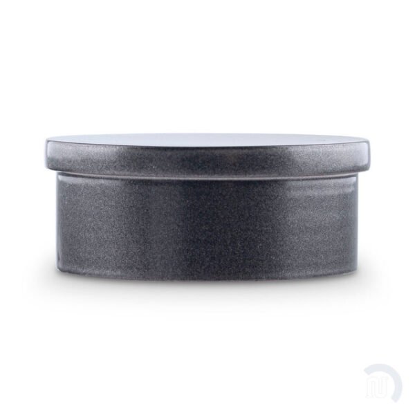 Flush Flat End Cap - Gunmetal Grey - 2" OD - Image 2