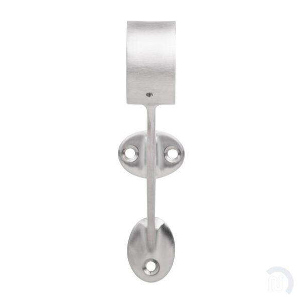 Bar Mount Foot Rail Bracket - Brushed Stainless Steel - 1.5" OD - Image 2